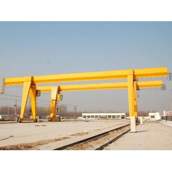 Buy Double Beam U Model Electric Gantry Crane Rail Mounted at wholesale prices