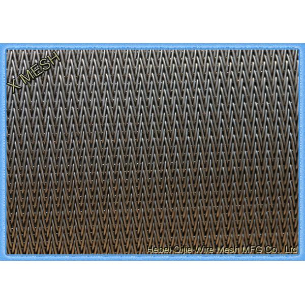 Food Processing Stainless Steel Wire Flat Chain Link Mesh Conveyor Belt