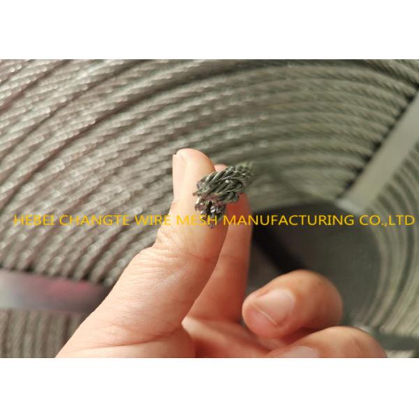 Buy Free Cutting 19mm High Carbon Steel Ungalvanized Wire Rope at wholesale prices