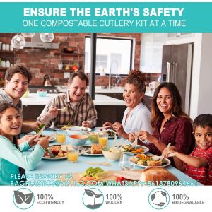 Wooden Cutlery Set - Alternative To Plastic, Eco Friendly, Biodegradable,