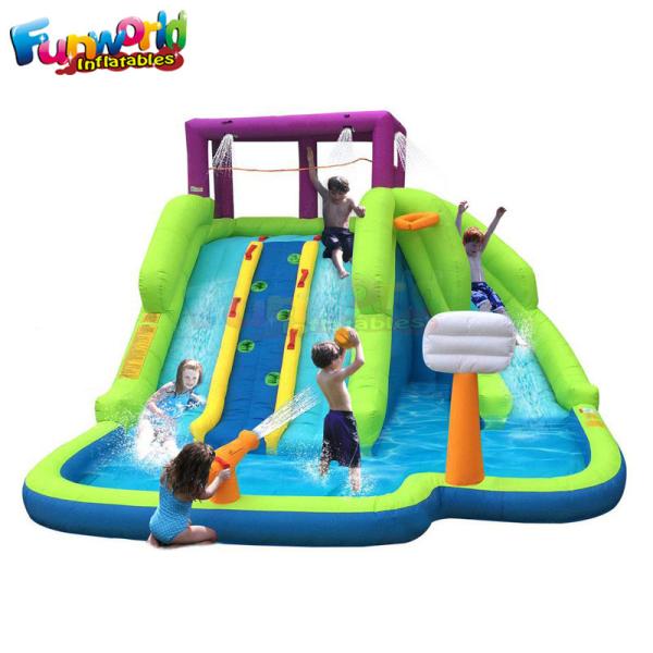 Buy Water - Proof Kids EN15649 Outdoor Inflatable Water Slides at wholesale prices