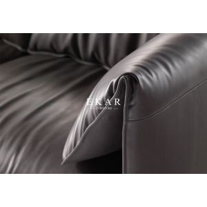 Italy Contemporary Design Leather Sofa Modern Living Room Sofas