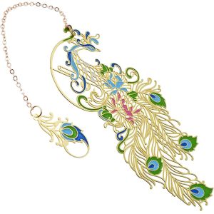 Flower Leaves Butterfly Silver Gold Plated Bookmarks Letterpress Gravure