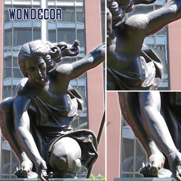 Large Street Art Bronze Figure Sculpture Portland