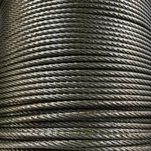 6X12 3 9 1X12 3 9 Galvanized Wire Rope Steel Cable with Steel Grade Stainless