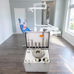 Dental Suitcase with Suction Unit Mobile Dental Unit With Build in Air