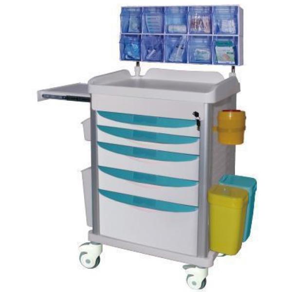 Buy ABS Anesthesia Medical Mobile Carts Crash Trolley Equipment With Drawers at wholesale prices