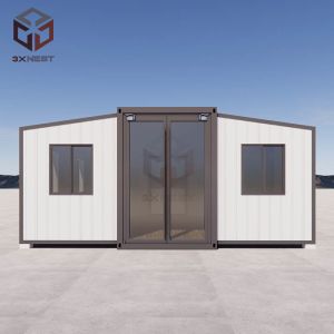 Fully Welded Green Steel Foldable 20ft Container Cabin House OEM