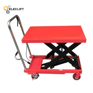 Quality Powder Coated Scissor Lift Table Emergency Stop Button Ensures Safety and Easy Operation for sale