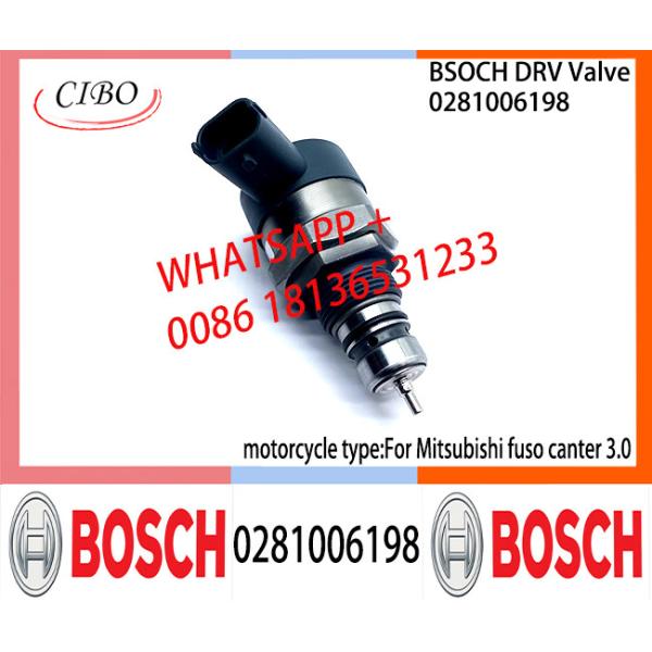 BOSCH DRV Valve 0281006198 Control Valve 0281006198 Applicable to Mitsubishi fuso canter 3.0