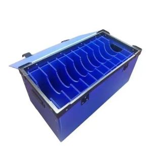 Plastic Dividers Box PP Corrugated Crates Waterproof Shipping Anti Static