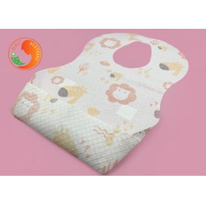 Sanitary Disposable Baby Bibs Non Reusable Sleeveless Custom Disposable Bibs
