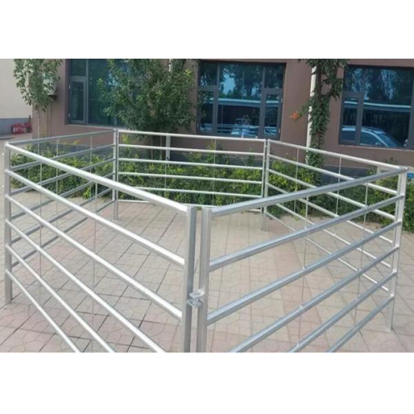 Buy 1.5 X 2.1 M Cattle Yard Panels , Metal Cattle Panels Galvanized / Pvc Coated For Farm at wholesale prices