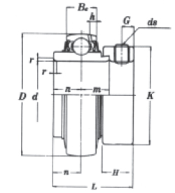 Quality Pillow blocks Ball Bearing Inserts NA2 and HC2 NA216 HC216 for sale