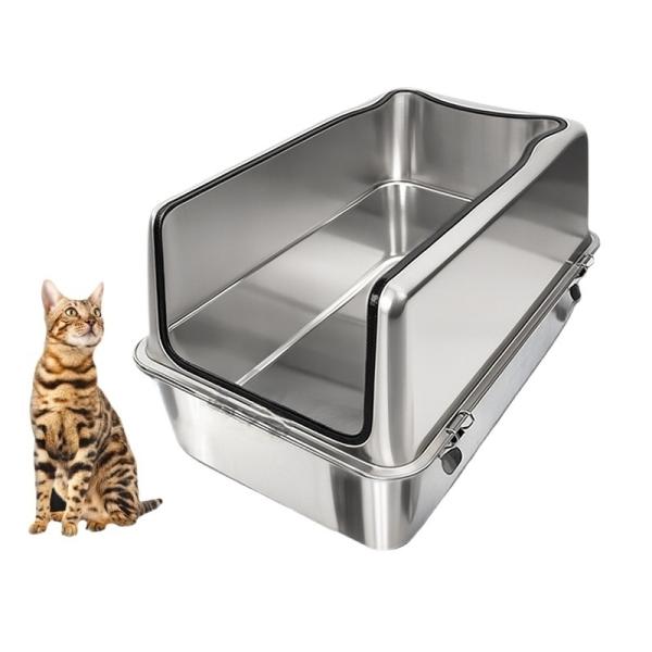 Waterproof UV Sanitization Smart Litter Box Waste Receptacle