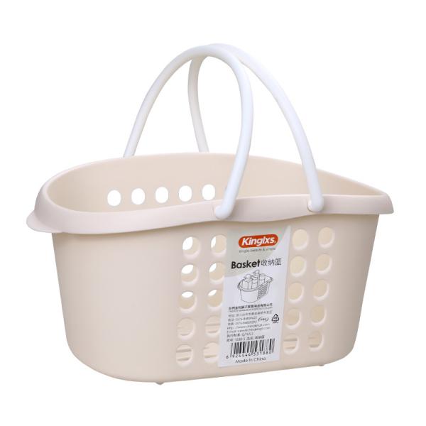Bathroom Storage Simple 24*17.5*11.5cm Plastic Bath Basket