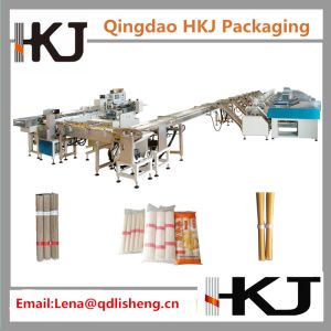 Omron PLC Noodle Packaging Machine / Bundle Packing Machine 25-35 Bags/Min