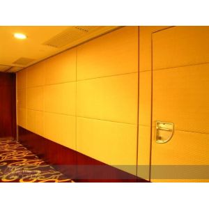 Sliding Door Track Rollers Commercial Movable Partition Wall Acoustic Fabric