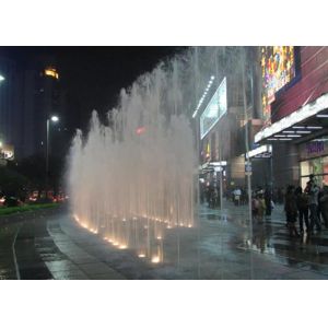 Amazing Underground Water Fountain , Light And Music Fountain Construction