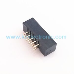 Dual row straight box header connector, 2*5pin headers