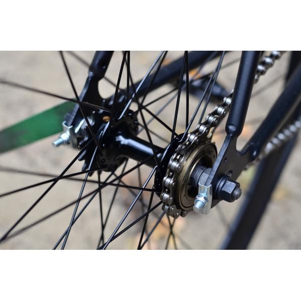 Complete Thickslick Single 1 Speed Fitness Fixie Fixed Gear Bike with Promax Brake end