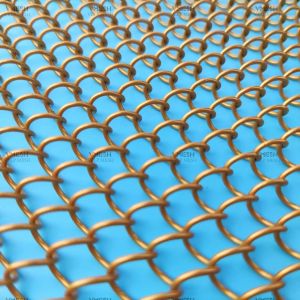 Decorative Aluminum Chain Link Curtain Cascade Coil Drapery Wire Mesh Curtains