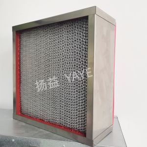 China YAYE High Capacity High Temperature Resistant Deep Pleated Hepa Filter 2500m³/H Air Volume on sale