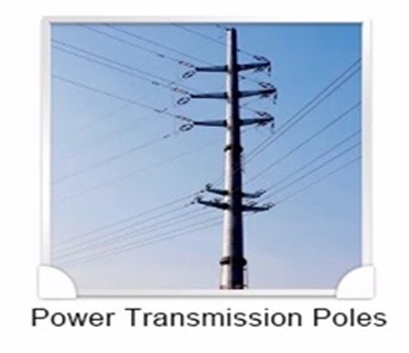 10KV-220KV Electric Power Galvanized Transmission Line Pole Tower