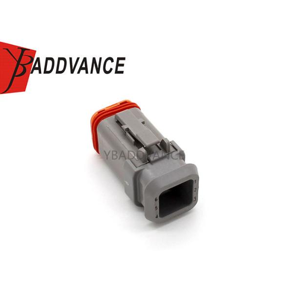 DT06-6S-E003 Deutsch Automotive Connectors 6 Pin DT Series Female Connector With Wedgelock And Long Cap