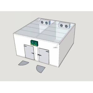 -40~+15℃ Cold Storage Room For Meat Chicken Seafood Long Life Cycle