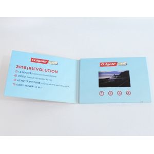 VIF Free Sample Limited Rechargeable Handmade lcd video brochure card 5 inch Ips