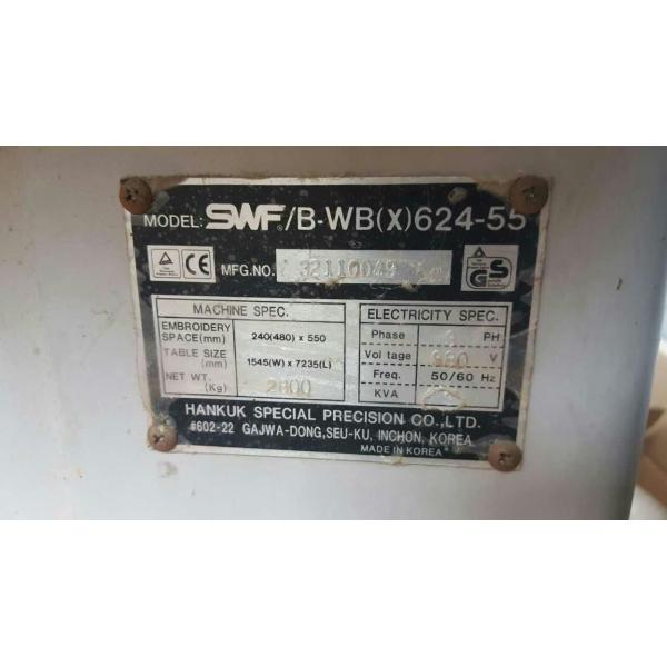 Second Hand SWF 24 Head Embroidery Machine 3 Phases Used Embroidery Equipment