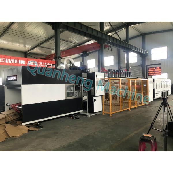 Corrugated Carton Box 200pcs/Min Flexo Printer Slotter Machine
