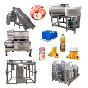 Multifunctional Peach Plum And Apricot Dried Fruit Processing Line Machine