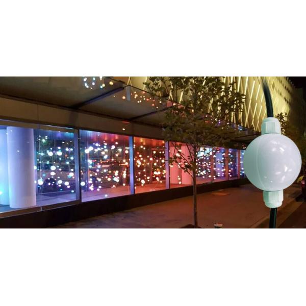 Ws2801 50 mm SMD 5050 LED module , DC 24V 360 illuminated led pixel lighting for curtain