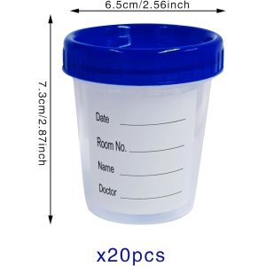 Disposable Specimen Cups| High-Grade Silicone, Sterile, Individually Wrapped