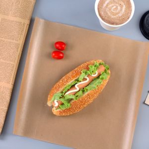 Coloured Round CMYK Custom Printed Greaseproof Paper Silicone Coated