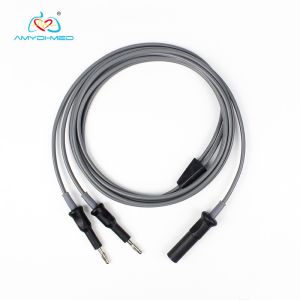 3.00M Reusable Bipolar Forceps Cable Silicone Coated Autoclavable