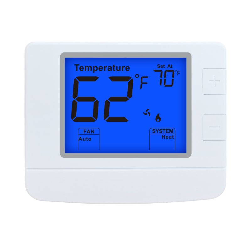 Riseem Conventional Wired Room Thermostat with 1H/1C Heat Pump Stages H/C RC Terminals No Auxiliary/Emergency Heat