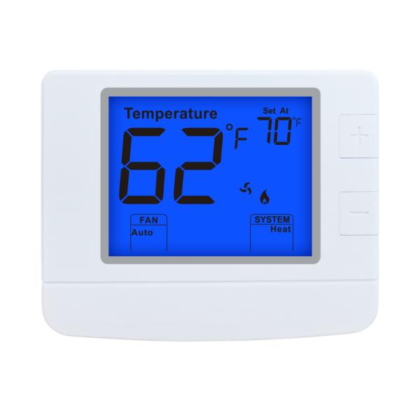 Buy Riseem Conventional Wired Room Thermostat with 1H/1C Heat Pump Stages H/C RC Terminals No Auxiliary/Emergency Heat at wholesale prices