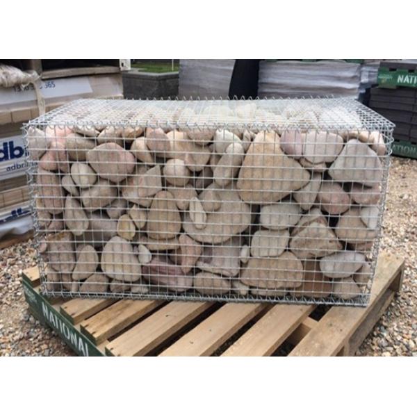 3.0MM *1M*1M*2M*100MM*100MM Gabion Retaining Wall Construction 3.5mm Wire Gauge
