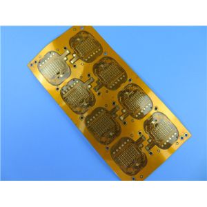 Double Layer Flexible PCB Board Built On Polyimide with 0.15mm thick for