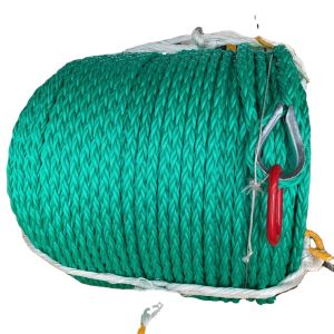 Polypropylene Marine Rope 8 Strands PP Combination Rope