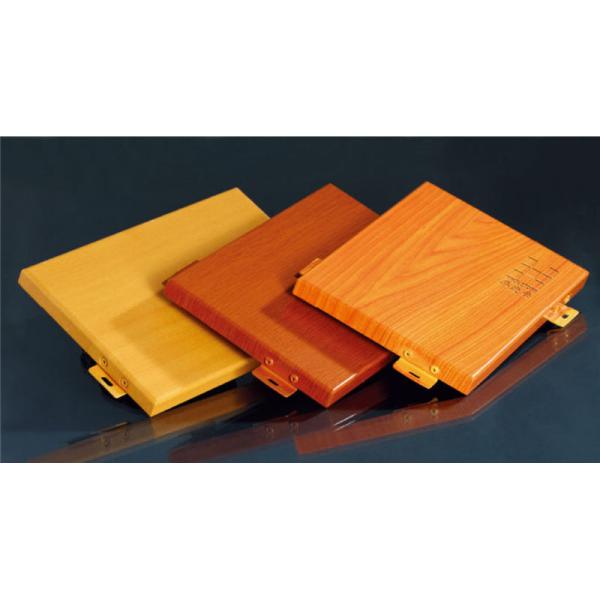 Buy UV Proof ISO 3.0mm Aluminium Wood Panel Environmental Protection at wholesale prices