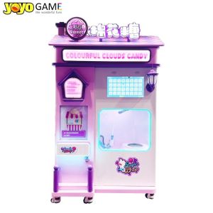 Quality New Vending Machine 2024 Professional Intelligent Automatic Cotton Candy Vending Machine With Advertising Screen for sale