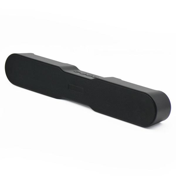 60W Wireless Wall Mounted Soundbars , Black 2.0 Channel Soundbar With Bluetooth
