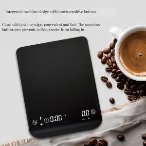 Restaurant and Home Essential Rechargeable 3kg/0.1g Digital Coffee Scale with