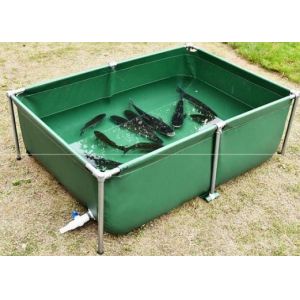 Quality Customizable Capacity PVC Fish Pond with Lifetime More Than 10 Years and Durable 1.0mm-1.6mm Frame Thickness for sale