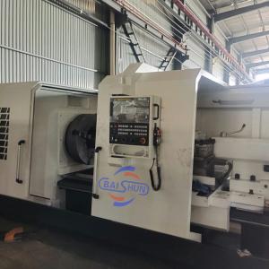 Quality CNC Pipe Threading Lathe Machine QK1332 800mm Swing 320mm Threading for sale
