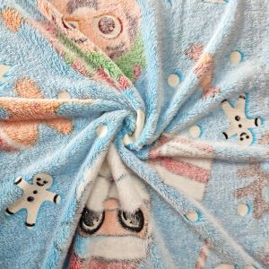 100% Polyester Flannel Fleece Fabric